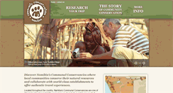 Desktop Screenshot of namibiawildlifesafaris.com